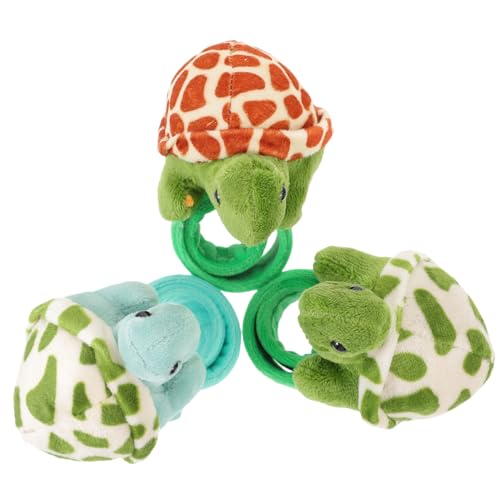 VANZACK 3 Stück Teiliges Kuscheltier Slap Armband Weiche Plüsch Schildkröte Slapband mit Bequemes Dekoratives Armband für Partys Geburtstagsgeschenke und Kindergeburtstage VANZACK 3 Stück Teiliges Kuscheltier Slap Armband Weiche Plüsch Schildkröte Slapband mit Bequemes Dekoratives Armband für Partys Geburtstagsgeschenke und Kindergeburtstage von VANZACK