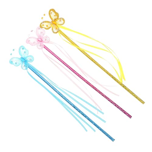 VANZACK 3 Stück Teiliges Zauberstäbe für Bunte Feenstäbe Zitronengelb und Pfauenblau für Partys Halloween und Spiele Hochwertige und Funktionale Deko für Magische VANZACK 3 Stück Teiliges Zauberstäbe für Bunte Feenstäbe Zitronengelb und Pfauenblau für Partys Halloween und Spiele Hochwertige und Funktionale Deko für Magische von VANZACK