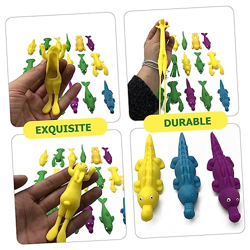 VANZACK 30 Stück Teiliges Finger aus Flexiblem TPR Material Lustige Flugtiere zum Schleudern Elastisches Stretch für Stressabbauend und Robust für Party und Outdoor Spiel von VANZACK