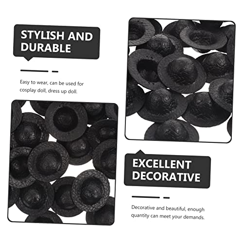 VANZACK 30 Stück Teiliges Mini Jazz Hüte für Puppen Winzige Bastel Hüte aus Robustem Material DIY Accessoires für Puppendekoration und Kostüm Stilvoll und Langlebig von VANZACK