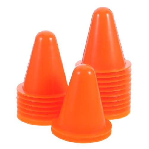VANZACK 30 Stück Teiliges Stapelbare Trainingskegel für Rollschuh agilität Halbweiches Kunststoffmaterial Leuchtend Orangefarbene Straßenhindernisse für Skate übungen und Wendetraining VANZACK 30 Stück Teiliges Stapelbare Trainingskegel für Rollschuh agilität Halbweiches Kunststoffmaterial Leuchtend Orangefarbene Straßenhindernisse für Skate übungen und Wendetraining von VANZACK