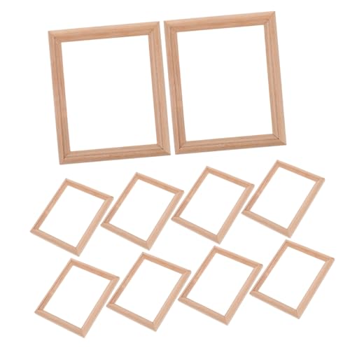 VANZACK 30 Teiliges Miniatur Bilderrahmen aus Holz Dekorative Mini Fotorahmen für Puppenhaus Feine Verarbeitung Langlebig Sicher Realistische Mikro Landschaftsdeko Geeignet für VANZACK 30 Teiliges Miniatur Bilderrahmen aus Holz Dekorative Mini Fotorahmen für Puppenhaus Feine Verarbeitung Langlebig Sicher Realistische Mikro Landschaftsdeko Geeignet für von VANZACK