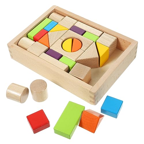 VANZACK 30Stücke Teiliges Holzspielzeug Set Bauklötze Für Lernspielzeug Aus Buchenholz Fördert Motorische Fähigkeiten Und Kreativität Für Kleinkinder VANZACK 30Stücke Teiliges Holzspielzeug Set Bauklötze Für Lernspielzeug Aus Buchenholz Fördert Motorische Fähigkeiten Und Kreativität Für Kleinkinder von VANZACK