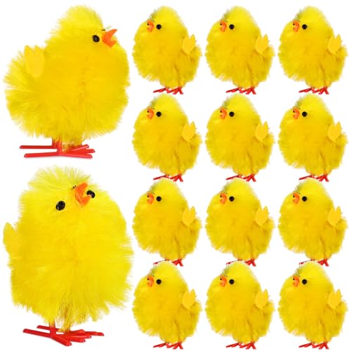 VANZACK 36 Gelbe Mini-OsterküKen: Osterdeko FüR Tisch, Regal Und, Niedliche KüKen Aus Faser Und Kunststoff FüR FrüHling Und Festliche AtmosphäRe VANZACK 36 Gelbe Mini-OsterküKen: Osterdeko FüR Tisch, Regal Und, Niedliche KüKen Aus Faser Und Kunststoff FüR FrüHling Und Festliche AtmosphäRe von VANZACK