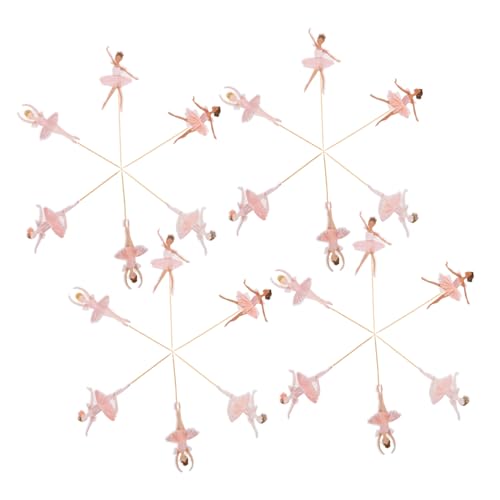 VANZACK 36 Stück Kuchendekoration Hochzeits Käsespieße Cupcake Kuchenaufsätze Cupcake Topper Zahnstocher Mädchen Ballerina Geburtstagsparty Dekorationen von VANZACK