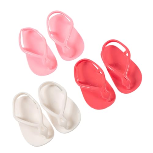 VANZACK 3Paare Puppensandalen Für Sommerliche Minipuppenschuhe Und Verschleißfeste Sandalen Für Spielzeugpuppen Bastel Accessoires VANZACK 3Paare Puppensandalen Für Sommerliche Minipuppenschuhe Und Verschleißfeste Sandalen Für Spielzeugpuppen Bastel Accessoires von VANZACK