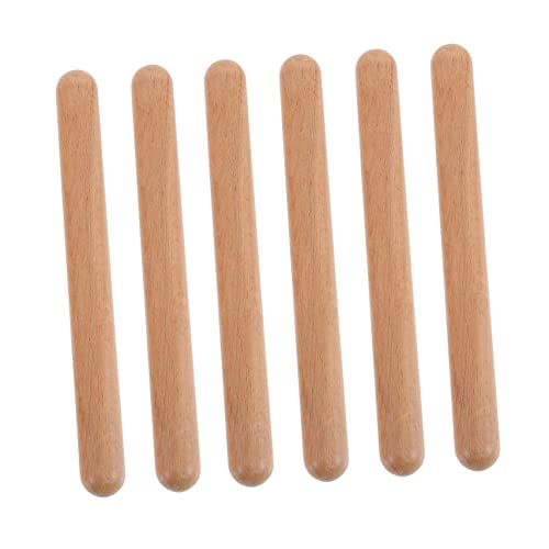 VANZACK 3Paare Rhythmus Sticks aus Lange Percussion Instrumente für Anfänger zur des Musikalischen Talents von VANZACK