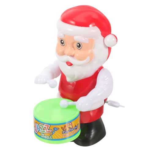 VANZACK 3Stücke Aufziehspielzeug Weihnachtsmann Lustiges Trommelspielzeug für Kreative für Weihnachten Bringt Freude und Festliche von VANZACK