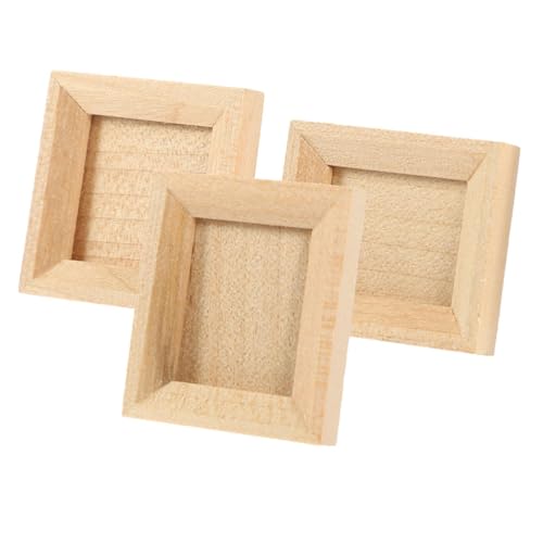VANZACK 3Stücke Fotorahmen Aus Holz Für Puppenhaus Dekoration Unfertige Holzrahmen Zum Basteln Modelle Verschiedenen Vertikal Horizontal VANZACK 3Stücke Fotorahmen Aus Holz Für Puppenhaus Dekoration Unfertige Holzrahmen Zum Basteln Modelle Verschiedenen Vertikal Horizontal von VANZACK