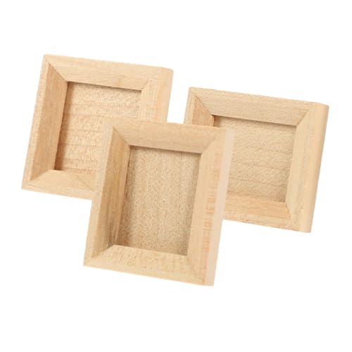 VANZACK 3Stücke Holz Bilderrahmen Für Puppenhaus Dekoration DIY Fotorahmen Mini Bilderrahmen Für Fotos Kleines Modell Für Puppenhaus Innenausstattung VANZACK 3Stücke Holz Bilderrahmen Für Puppenhaus Dekoration DIY Fotorahmen Mini Bilderrahmen Für Fotos Kleines Modell Für Puppenhaus Innenausstattung von VANZACK