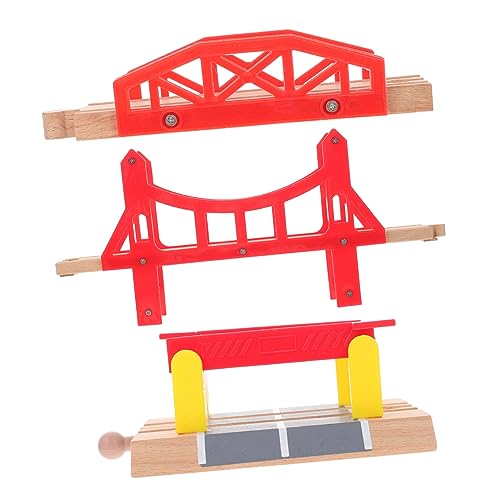 VANZACK 3Stücke Holzspielzeug Eisenbahnbrücke Erweiterungszubehör Für Großer Und Kleiner Brücke Für Kreative Spielstunden Mit Holzschienen Und Zugfahrzeugen VANZACK 3Stücke Holzspielzeug Eisenbahnbrücke Erweiterungszubehör Für Großer Und Kleiner Brücke Für Kreative Spielstunden Mit Holzschienen Und Zugfahrzeugen von VANZACK