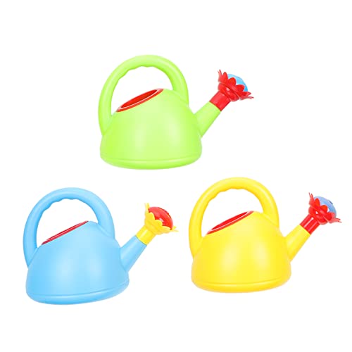 VANZACK 3Stücke Kinderbewässerungskanne Teilig Sicheres Plastikbad mit Niedlichem Design Duschspielzeug für Sommer Wasserspaß im Freien Jungen und Fördert von VANZACK