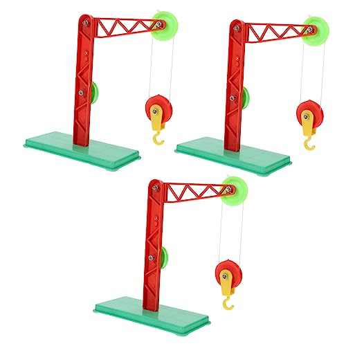 VANZACK 3 Stücke Jungen Und Mädchen Flaschenzugsystem Spielzeug Lernspielzeug Flaschenzug Bausatz Zufällig von VANZACK