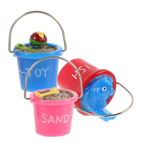 VANZACK 3Stücke Strand Eimer Dekoration Für Puppenhaus Resin Strandpails Und Skurrile Gartendekoration Für Weihnachten Küste Und Märchenhafte VANZACK 3Stücke Strand Eimer Dekoration Für Puppenhaus Resin Strandpails Und Skurrile Gartendekoration Für Weihnachten Küste Und Märchenhafte von VANZACK