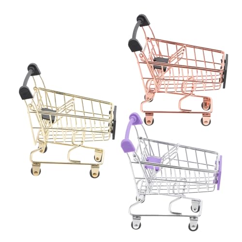 VANZACK 3Stücke Supermarkt Einkaufswagen Für Schreibtisch Behälter Für Make Up Eier Roségold Und Aufbewahrungsspielzeug Für Kosmetikartikel VANZACK 3Stücke Supermarkt Einkaufswagen Für Schreibtisch Behälter Für Make Up Eier Roségold Und Aufbewahrungsspielzeug Für Kosmetikartikel von VANZACK