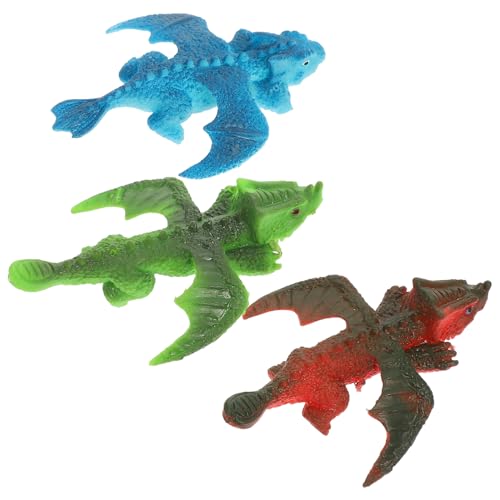 VANZACK 3Stücke Teiliges Fingerschlitten Stressabbau mit Fliegenden Dinosauriern Elastisch und Langlebig für Gelbgrün für Kreative Spielstunden VANZACK 3Stücke Teiliges Fingerschlitten Stressabbau mit Fliegenden Dinosauriern Elastisch und Langlebig für Gelbgrün für Kreative Spielstunden von VANZACK