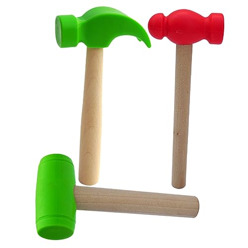 VANZACK 3Stücke Teiliges Hammerspielzeug für Simulation Holzhammer mit Großem Kleinem Hammer Sowie Grünem für Lernspielzeug Interaktive Junge Mädchen Spiele VANZACK 3Stücke Teiliges Hammerspielzeug für Simulation Holzhammer mit Großem Kleinem Hammer Sowie Grünem für Lernspielzeug Interaktive Junge Mädchen Spiele von VANZACK