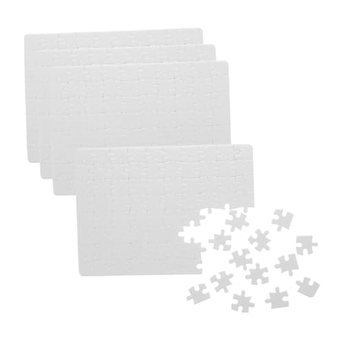VANZACK 4 Blätter Weiße Blanko Puzzleteile Teilig DIY Jigsaw Puzzle zum Bemalen Gestalten und Sublimieren Unvollendetes Puzzle für Kreative Kunstprojekte und Dekoration VANZACK 4 Blätter Weiße Blanko Puzzleteile Teilig DIY Jigsaw Puzzle zum Bemalen Gestalten und Sublimieren Unvollendetes Puzzle für Kreative Kunstprojekte und Dekoration von VANZACK