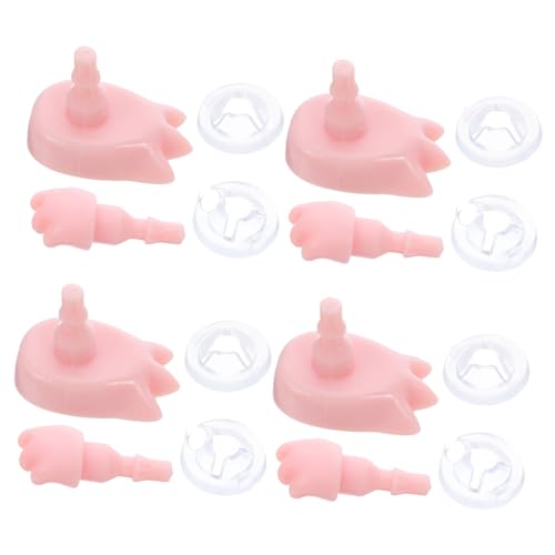 VANZACK 4 Sätze Miniatur Puppenhände und Füße Plastik Ersatzteile mit Gelenken Kompatibel für Kleine Figuren Präzise Verarbeitung für DIY Puppenreparatur und Bastelprojekte VANZACK 4 Sätze Miniatur Puppenhände und Füße Plastik Ersatzteile mit Gelenken Kompatibel für Kleine Figuren Präzise Verarbeitung für DIY Puppenreparatur und Bastelprojekte von VANZACK