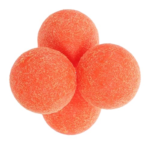 VANZACK 4 Stück Desktop -fußballtisch Kicker Ersatzteile Ersatzbälle Für Kickerbälle Tischfußballspielbälle Kickerbälle Ersetzen Tischfußball Tischfußball Kickertischteile Orange Plastik von VANZACK