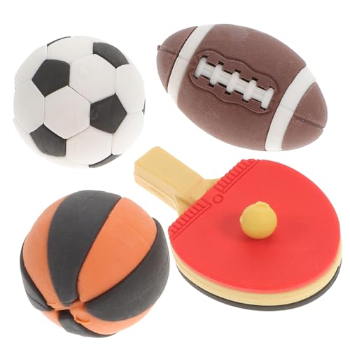 VANZACK 4 Stück Fußball Basketball Rugby Tischtennis Realistische Spielzeuge für Kinderzimmer DIY Dekoration Zufällige Farbe Zufällige Farbe VANZACK 4 Stück Fußball Basketball Rugby Tischtennis Realistische Spielzeuge für Kinderzimmer DIY Dekoration Zufällige Farbe Zufällige Farbe von VANZACK
