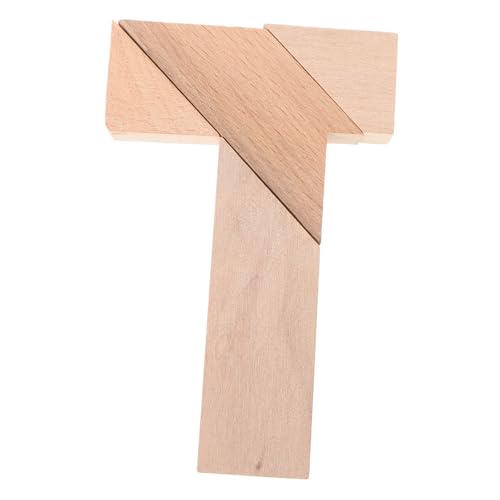 VANZACK 4 Stück Holzpuzzle T Form Teiliges Gehirntrainer Holzspielzeug für Erwachsene Kreatives Denkspiel Kognitiven Fähigkeiten und Familienzeit VANZACK 4 Stück Holzpuzzle T Form Teiliges Gehirntrainer Holzspielzeug für Erwachsene Kreatives Denkspiel Kognitiven Fähigkeiten und Familienzeit von VANZACK