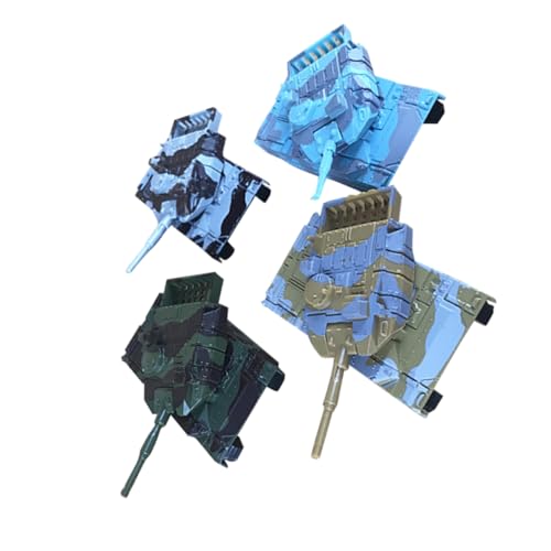 VANZACK 4 Stück Mini Panzer Modellauto Schreibtisch Dekoration Kreatives für Zuhause Hotel Tischdeko von VANZACK