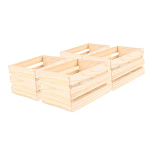VANZACK Vielseitige Mini-kisten Für Puppenhaus 4 Stück Aufbewahrungskörbe Aus Holz Zum Basteln VANZACK Vielseitige Mini-kisten Für Puppenhaus 4 Stück Aufbewahrungskörbe Aus Holz Zum Basteln von VANZACK