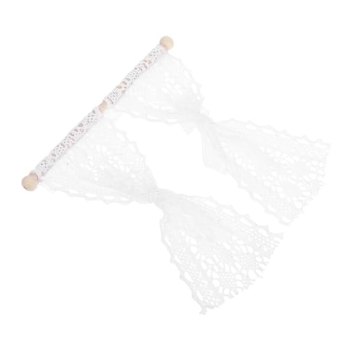 VANZACK 4 Stück Miniatur Vorhang für Puppenhaus Fenster Miniatur Vorhang mit Feinem Design DIY Mini Haus Zubehör für Puppenstube Romantische Dekoration für Kleine Räume VANZACK 4 Stück Miniatur Vorhang für Puppenhaus Fenster Miniatur Vorhang mit Feinem Design DIY Mini Haus Zubehör für Puppenstube Romantische Dekoration für Kleine Räume von VANZACK