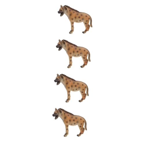 VANZACK 4 Stück Realistisches Hyänen aus Kunststoff Leichtes Wildlife Animal Modell Pädagogisches für Kinderzimmer und Schreibtischdeko Naturgetreue Wildtier Figur für Garten und VANZACK 4 Stück Realistisches Hyänen aus Kunststoff Leichtes Wildlife Animal Modell Pädagogisches für Kinderzimmer und Schreibtischdeko Naturgetreue Wildtier Figur für Garten und von VANZACK