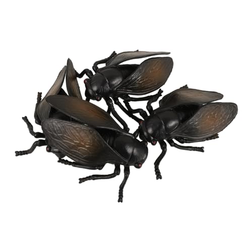 VANZACK 4 Stück Simulierte Zikadenspielzeug Zikadendekorationen Lebensechte Zikaden Simulation Von Zikaden Lebensechtes Insekt Mini-zikade Künstliche Zikade Insektendekor Schwarz Plastik VANZACK 4 Stück Simulierte Zikadenspielzeug Zikadendekorationen Lebensechte Zikaden Simulation Von Zikaden Lebensechtes Insekt Mini-zikade Künstliche Zikade Insektendekor Schwarz Plastik von VANZACK