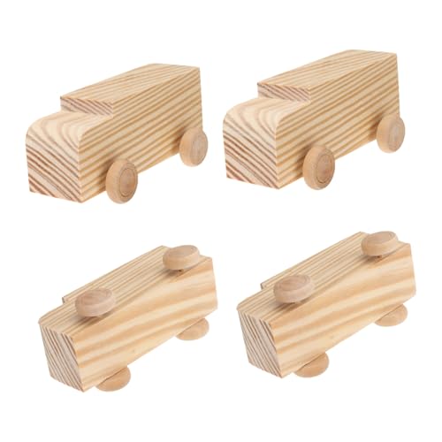 VANZACK 4 Stück Teiliges DIY Holzauto Bastelset zum Bemalen Handgefertigtes Kindergarten Malspielzeug Unbehandeltes Holzmodell für Kreative Gestaltung und Kinderhandwerk VANZACK 4 Stück Teiliges DIY Holzauto Bastelset zum Bemalen Handgefertigtes Kindergarten Malspielzeug Unbehandeltes Holzmodell für Kreative Gestaltung und Kinderhandwerk von VANZACK