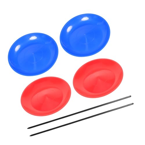 VANZACK 4 Stück Teiliges Jonglier mit Kunststoff Spinntellern und Sticks Langlebige Zirkusrequisiten für Karnevalsparty Jongliertraining für Anfänger und Fortgeschrittene Outdoor Spielspaß VANZACK 4 Stück Teiliges Jonglier mit Kunststoff Spinntellern und Sticks Langlebige Zirkusrequisiten für Karnevalsparty Jongliertraining für Anfänger und Fortgeschrittene Outdoor Spielspaß von VANZACK