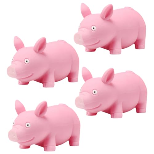 VANZACK 4 Stück Teiliges Kleine Schwein Quetschspielzeuge aus Weichem Material Stresslindernde Dehnbare Antistress spielzeuge für Partybedarf und Sensorisches Fidget VANZACK 4 Stück Teiliges Kleine Schwein Quetschspielzeuge aus Weichem Material Stresslindernde Dehnbare Antistress spielzeuge für Partybedarf und Sensorisches Fidget von VANZACK