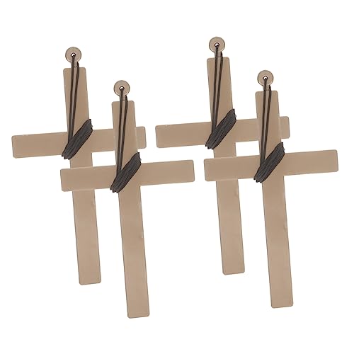 VANZACK 4 Stück Teiliges Kunststoff Kreuz Anhänger Leicht Robust Kostüm Zubehör Halloween Party Nonne Maskerade VANZACK 4 Stück Teiliges Kunststoff Kreuz Anhänger Leicht Robust Kostüm Zubehör Halloween Party Nonne Maskerade von VANZACK