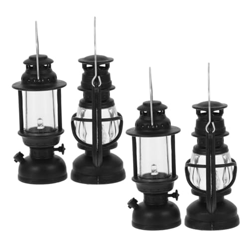 VANZACK 4 Stück Teiliges Miniatur Kerzenöl Lampen Funktionale Puppenhaus Öllaternen Vintage Design Robuste Materialien Realistische Beleuchtung für DIY Szenen Feiertagsdeko und Puppenhaus VANZACK 4 Stück Teiliges Miniatur Kerzenöl Lampen Funktionale Puppenhaus Öllaternen Vintage Design Robuste Materialien Realistische Beleuchtung für DIY Szenen Feiertagsdeko und Puppenhaus von VANZACK