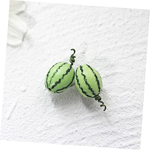 VANZACK 4 Stück Teiliges Realistische Mini Wassermelonen Deko aus Resin Detailgetreue Obstmodelle Leichte Langlebige Spielzeugfrüchte für Puppenhaus Party und VANZACK 4 Stück Teiliges Realistische Mini Wassermelonen Deko aus Resin Detailgetreue Obstmodelle Leichte Langlebige Spielzeugfrüchte für Puppenhaus Party und von VANZACK
