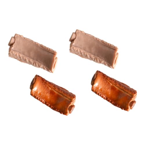 VANZACK 4 Stück Teiliges Realistische Simulierte Deko Lebensmittelform PVC Modell Fotorequisite für Restaurant Gemüsegeschäft und Lehrzwecke von VANZACK