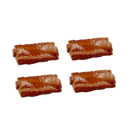 VANZACK 4 Stück Teiliges Rotes Simuliertes Geschmortes Schweinerippchen Modell Realistische Küchen Dekoration Langlebige Farbbeständige Food Prop für Zuhause Werbung und Fotografie VANZACK 4 Stück Teiliges Rotes Simuliertes Geschmortes Schweinerippchen Modell Realistische Küchen Dekoration Langlebige Farbbeständige Food Prop für Zuhause Werbung und Fotografie von VANZACK