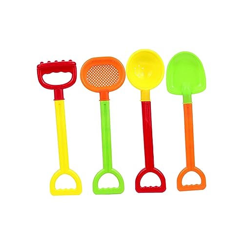 VANZACK 4 Stück Teiliges Sandspielzeug Set für Sand Eingabewerkzeuge Zufälligen Farben Fördert Kreativität Vorstellungskraft und Soziale Fähigkeiten für Strand und Zufällige Farbe von VANZACK