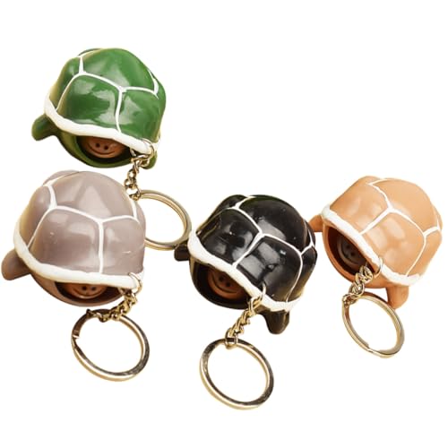 VANZACK 4 Stück Teiliges Schildkröten Schlüsselanhänger aus Flexiblem Quetschbare Stressabbau Spielzeuge als Partygeschenke für Erwachsene Bunte Schlüsselanhänger für Rucksack und Tasche VANZACK 4 Stück Teiliges Schildkröten Schlüsselanhänger aus Flexiblem Quetschbare Stressabbau Spielzeuge als Partygeschenke für Erwachsene Bunte Schlüsselanhänger für Rucksack und Tasche von VANZACK