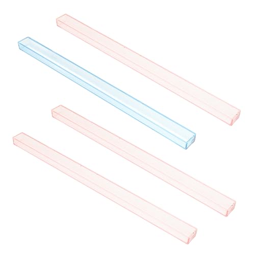 VANZACK 4 Stück Teiliges Transparenter U Förmiger Mahjong Push Rod aus Acryl Kompakt und Stabil Rutschfester Mahjong Tile Halter für Präzises Unterwegs von VANZACK