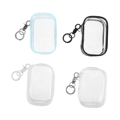 VANZACK 4 Stück Transparente PVC Puppen-aufbewahrungstaschen mit Reißverschluss und Schlüsselanhänger Tragbare Dreidimensionale Plüschtier-aufbewahrung für Unterwegs Stabil und VANZACK 4 Stück Transparente PVC Puppen-aufbewahrungstaschen mit Reißverschluss und Schlüsselanhänger Tragbare Dreidimensionale Plüschtier-aufbewahrung für Unterwegs Stabil und von VANZACK