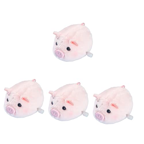 VANZACK 4 Stück Wind Up Schwein Plüsch Tier Klein Kompakt Mechanisch Lustig Indoor zum Greifen VANZACK 4 Stück Wind Up Schwein Plüsch Tier Klein Kompakt Mechanisch Lustig Indoor zum Greifen von VANZACK