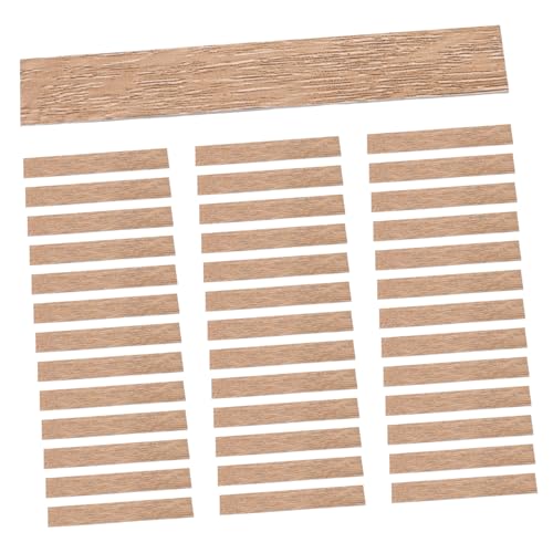 VANZACK 40 Stück Dollhaus Collage Floor simulierter Mini-Bodenbelag Mini-Dielendekoration Puppenhaus Miniaturen Puppenhaus-Bodenbretter Holz Khaki von VANZACK