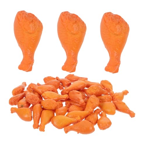 VANZACK 40 Stück Miniatur Hähnchenschenkel Spielset Realistische Künstliche Lebensmittel für Puppenhaus Detailgetreue Miniatur Rote Braised Chicken Drumsticks Langlebige und Tragbare VANZACK 40 Stück Miniatur Hähnchenschenkel Spielset Realistische Künstliche Lebensmittel für Puppenhaus Detailgetreue Miniatur Rote Braised Chicken Drumsticks Langlebige und Tragbare von VANZACK