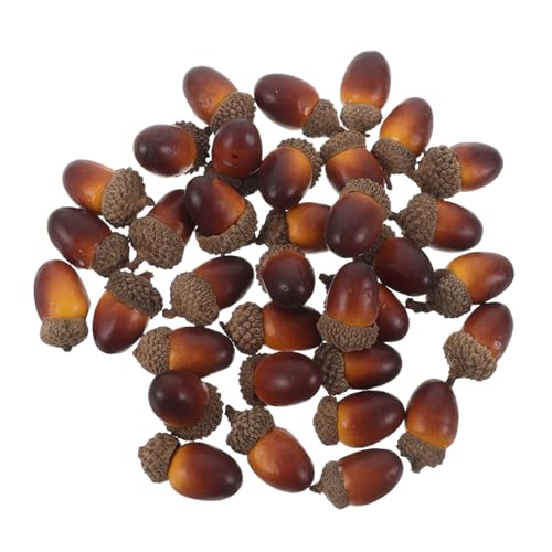 VANZACK 40 Stück Teiliges Kleine Lebensnahe Künstliche Eicheln mit Realistischem Look Vielseitige Dekoration für Herbst Hochzeit Küche und Festtagsgestaltung Pflegefrei Natürlicher VANZACK 40 Stück Teiliges Kleine Lebensnahe Künstliche Eicheln mit Realistischem Look Vielseitige Dekoration für Herbst Hochzeit Küche und Festtagsgestaltung Pflegefrei Natürlicher von VANZACK