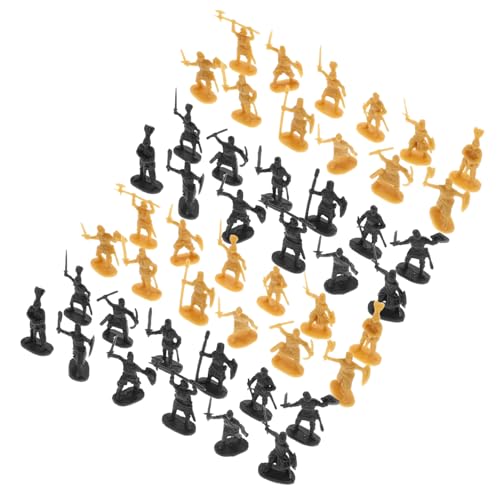 VANZACK 400 Stück Mittelalterliche Modell Mini Armeefiguren Armeemänner Mittelalterliche Figuren Miniatur Armeefiguren Ritterfiguren Minifiguren Mittelalterlicher Soldat Modell von VANZACK