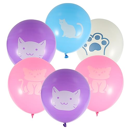 VANZACK 40Stücke Katzen Luftballons Latexballons Für Geburtstagsfeiern Und Partys Dekoration Für Außen Und Innenbereiche Partyzubehör Für Unvergessliche Feiern von VANZACK