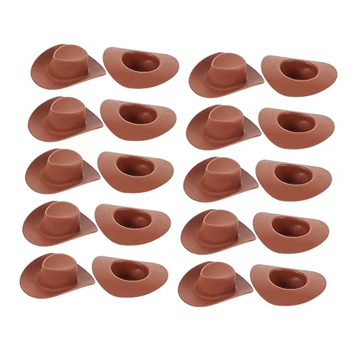 VANZACK Set Mit 40 Mini-hüten Aus Kunststoff Hüte Für Bastelprojekte Puppendekoration von VANZACK